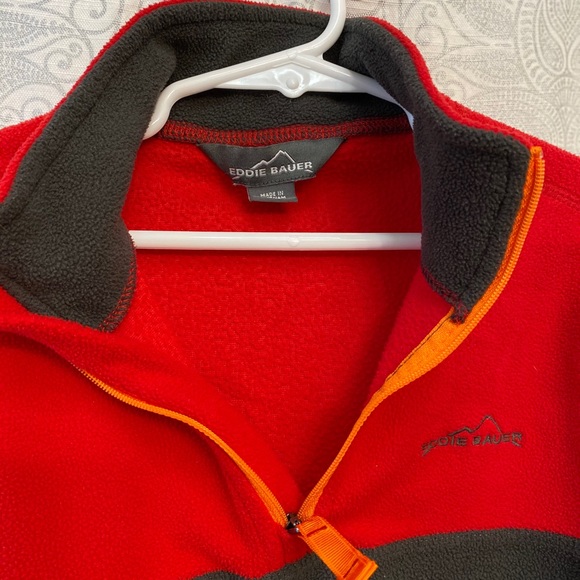 Eddie Bauer Fleece Quarter Zip Pullover - Picture 5 of 9